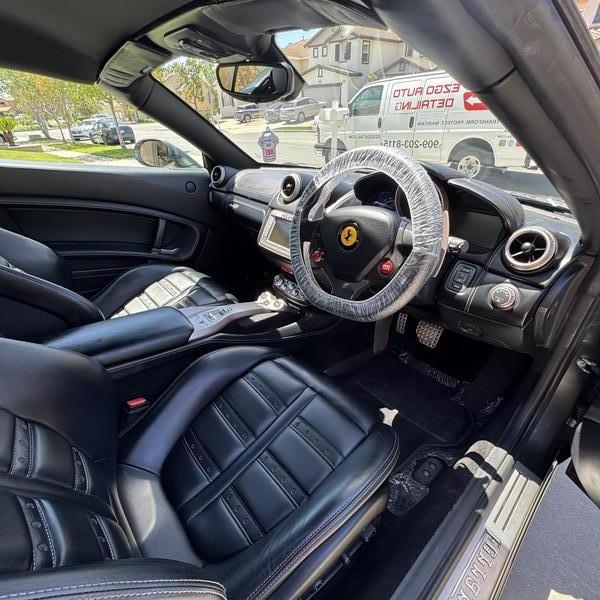 Ferrari interior detailed by EZGO